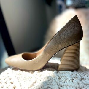 Mercedes Castillo leather pump comfortable heels, shoes